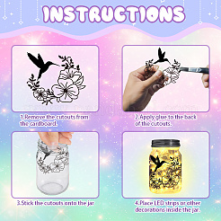 Силуэт бумаги AJEW-WH0529-018