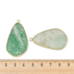 Подвески из натурального зеленого клубничного кварца&nbsp;G-M431-08G