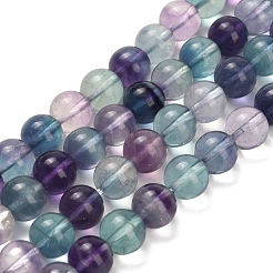 Природного флюорита бисер нитей&nbsp;G-L634-B04-8mm