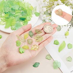 240шт 12 стиля прозрачные акриловые подвески OACR-SC0001-09