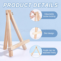 Складной деревянный треугольный мольберт WOOD-WH0034-52B
