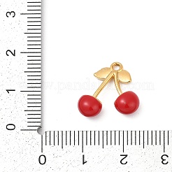 Латунь эмаль подвески&nbsp;KK-U054-02G-01