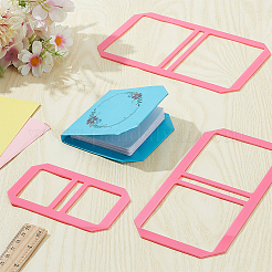 3 Stück 3 Stile Acryl-Haftnotizen Buchbindeanleitung Vorlage&nbsp;DIY-WH0622-192