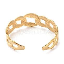 Браслеты-манжеты из нержавеющей стали 304 для женщин&nbsp;LS-BJEW-K263-05G-15