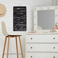 Прямоугольные подвесные рулоны ювелирных изделий из нетканого материала AJEW-WH0009-57