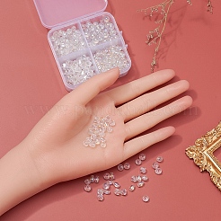 4 стиль гальванических стеклянных бусин EGLA-YW0001-35