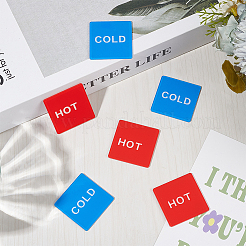 8 шт. двухцветные акриловые публичные знаки AJEW-CP0007-38A