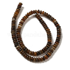 Природные окаменелое дерево бисер пряди G-NH0017-D02-02-1