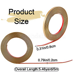 Пластиковая кромка ПВХ DIY-WH0349-140A