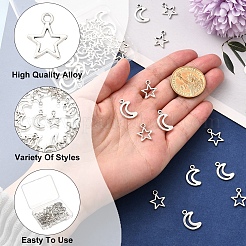 50 pièces 2 styles breloques en alliage de style tibétain&nbsp;TIBEP-FS0001-29AS