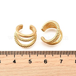 Messing Manschette Ohrringe&nbsp;EJEW-F370-08G