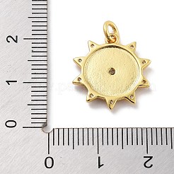 Стойки обшивки латунь микро проложить Циркон подвеску KK-Z071-77G-01