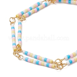 Стекло бисер ссылаются браслеты BJEW-MZ00148-02