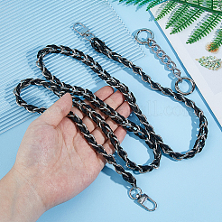 1 шт. черная цепь для кошелька из искусственной кожи&nbsp;FIND-HS0001-91P