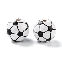 Природных шарики древесины&nbsp;WOOD-K006-A01