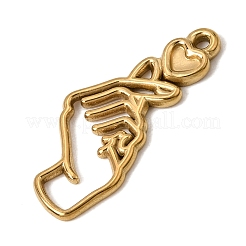 Pendentifs cabochons en acier inoxydable 304&nbsp;SA-CBA9B1E-07G