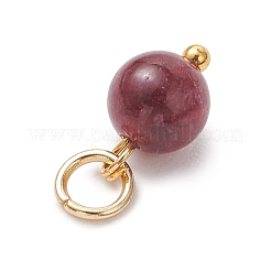 Подвески из окрашенного натурального зеленого нефрита&nbsp;PALLOY-JF05068