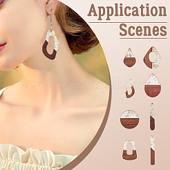 Комплекты подвесных серег из латуни&nbsp;DIY-TA0010-66