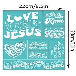 Plantilla de serigrafía autoadhesiva&nbsp;X1-DIY-WH0338-351