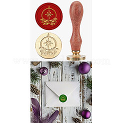 Ensemble de timbres de cire de noël&nbsp;AJEW-WH0208-1312