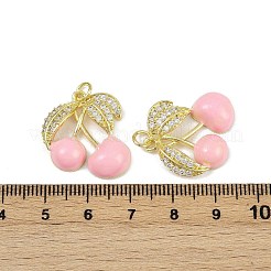 Латунные микро проложить кубического циркония подвески&nbsp;KK-H072-11B-G01