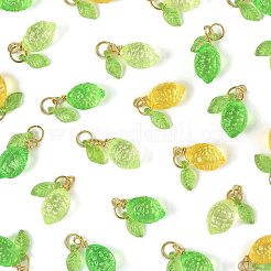 36 ciondolo acrilico al limone in 3 colori&nbsp;PALLOY-FS00059-02