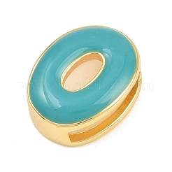Perle di smalto in ottone&nbsp;KK-CBA3FD6-08O-G