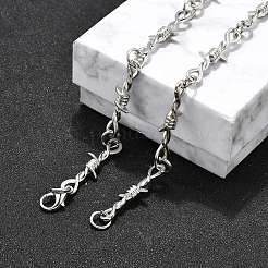 Ожерелья из колючей проволоки NJEW-R254-01B-P