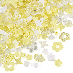 100 г прозрачных и непрозрачных акриловых бусин&nbsp;TACR-TA0001-57F