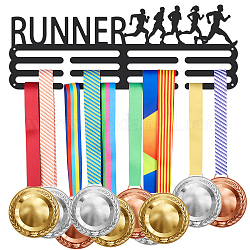 Вешалка для медалей Superdant Runner, вешалка для медалей, держатель для спортивного железного крючка, рамка, вешалка для медалей для бега, лента для наград, подбадривайте за более 60+ гонок, металлическая настенная вешалка для медалей