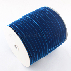 Односторонняя бархатная лента толщиной 3/8 дюйм, светло-синий, 3/8 дюйм (9.5 мм), о 200yards / рулон (182.88 м / рулон)