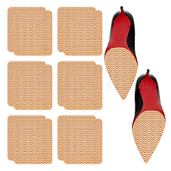 Selbstklebende Anti-Rutsch-Schuhunterlagen aus Gummi, Rechteck, Sattelbraun, 99x84x3 mm