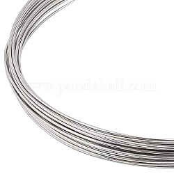 BENECREAT 20 Gauge Niobium Wire, 16.4FT Round Soft Beading Wire Hypoallergenic Niobium Wire for Craft Jewelry Bracelets Making