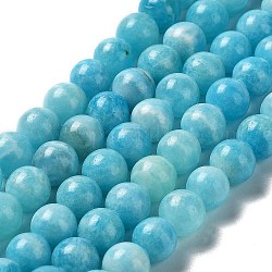 Brins de perles d'hémimorphite naturelle, ronde, 6mm, Trou: 1mm, 69 pcs / chapelet, 16 pouce (41 cm)