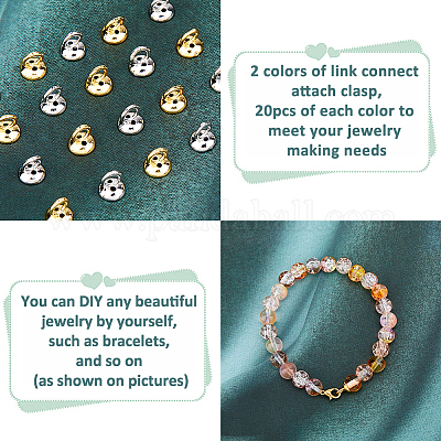 20 шт. 2-х цветные латунные подвески KK-FH0007-77-1