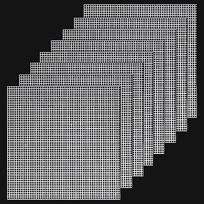 Пластиковые листы холста сетки&nbsp;AJEW-WH0413-62B-1