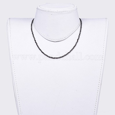 Природные обсидиана бисером ожерелья NJEW-JN02492-09-1