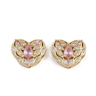 Многожильные звенья из латуни с паве из кубического циркония ZIRC-F145-08G-02-1