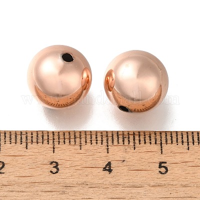 Стойки обшивки латунные бусины KK-K373-08F-RG-1