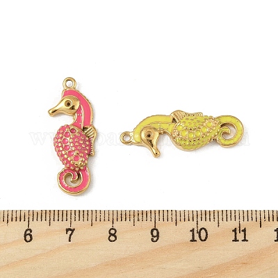 Подвески из нержавеющей стали 304 с эмалью STAS-P396-21G-M-1