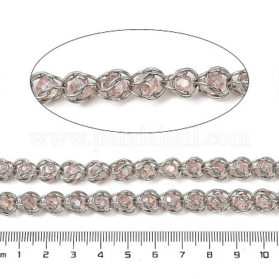 Цепи из нержавеющей стали 304 со стеклянными звеньями CHS-L029-10P-05-1