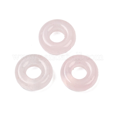 Природного розового кварца подвески G-G202-07N-1