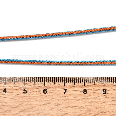 Изготовление ожерелья из плетеного нейлонового шнура толщиной 2.5 мм FIND-G095-01G-13-1