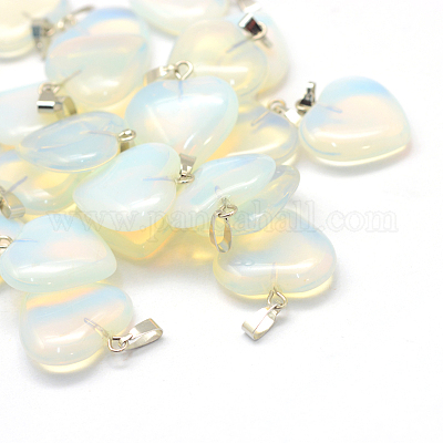 Сердце Opalite подвески X-G-Q438-06-1