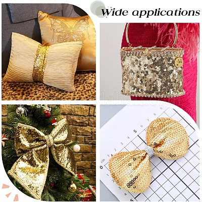 Рулоны цепи с пайетками из полиэстера OCOR-FG0001-15C-1