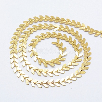 3.28 фут латунные цепи ручной работы X-CHC-P004-D-G-1