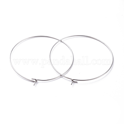 Фурнитура для сережек-колец из хирургической нержавеющей стали 316 X-STAS-J025-01F-P-1