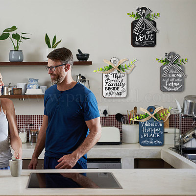 Деревянная подвеска HJEW-WH0074-017-1