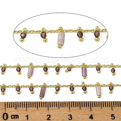 Цепи из латунных звеньев ручной работы CHC-L053-12G-01-1