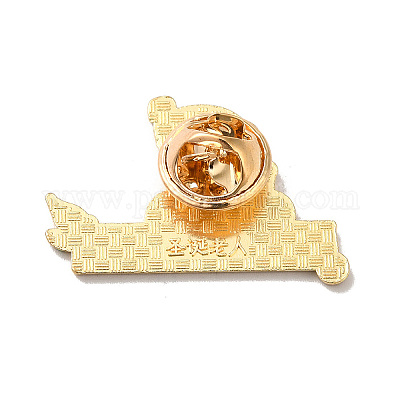 Эмалированная булавка на рождественскую тематику XMAS-R001-03G-1